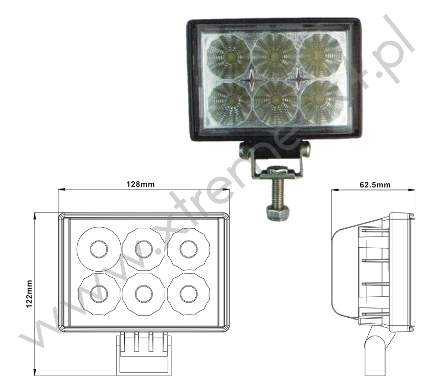 Lampa Robocza LED 1800Lm