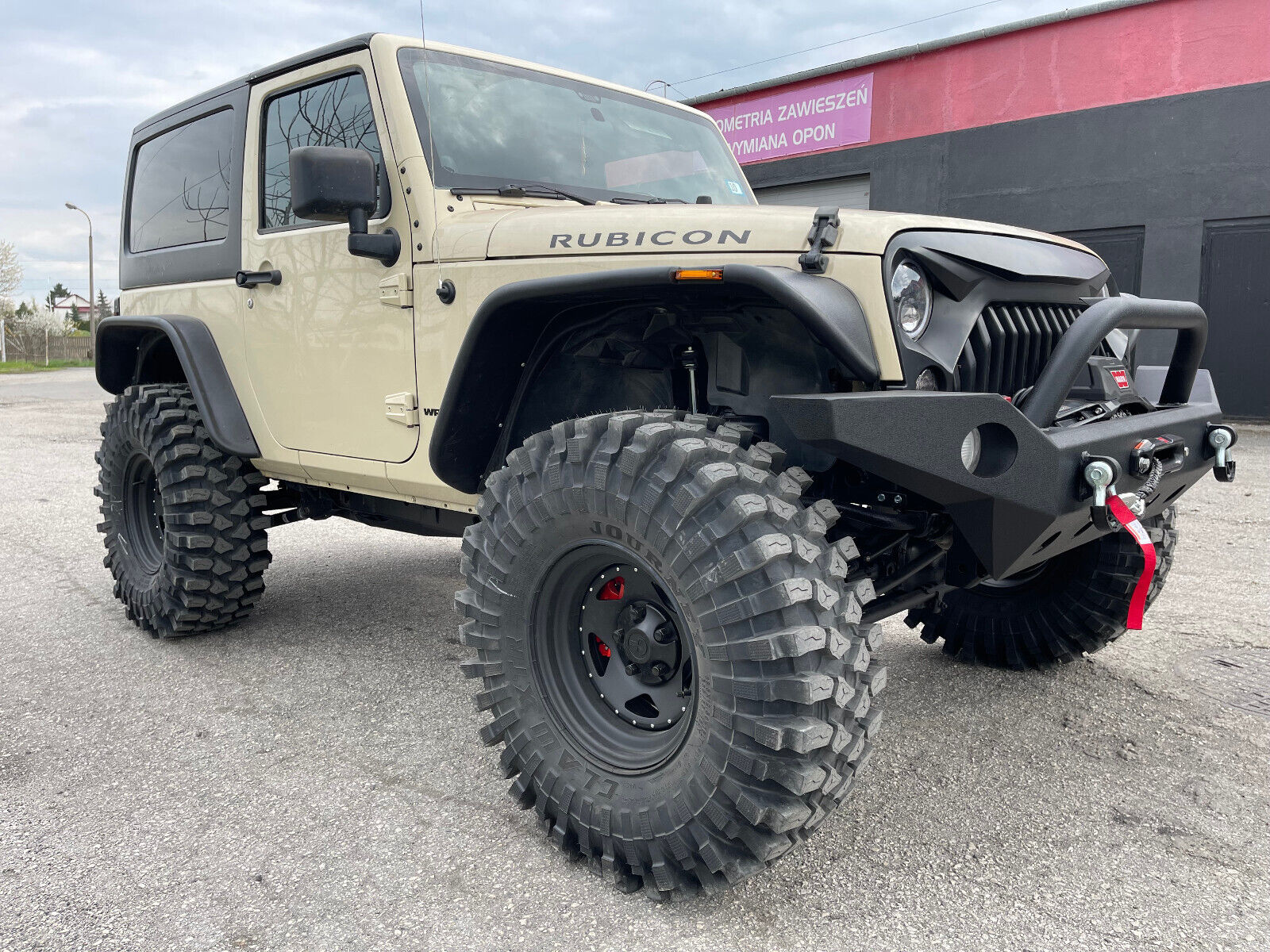 FELGI STALOWE CZARNY MAT 16X8 5X127 ET-10 JEEP WJ - Image 7