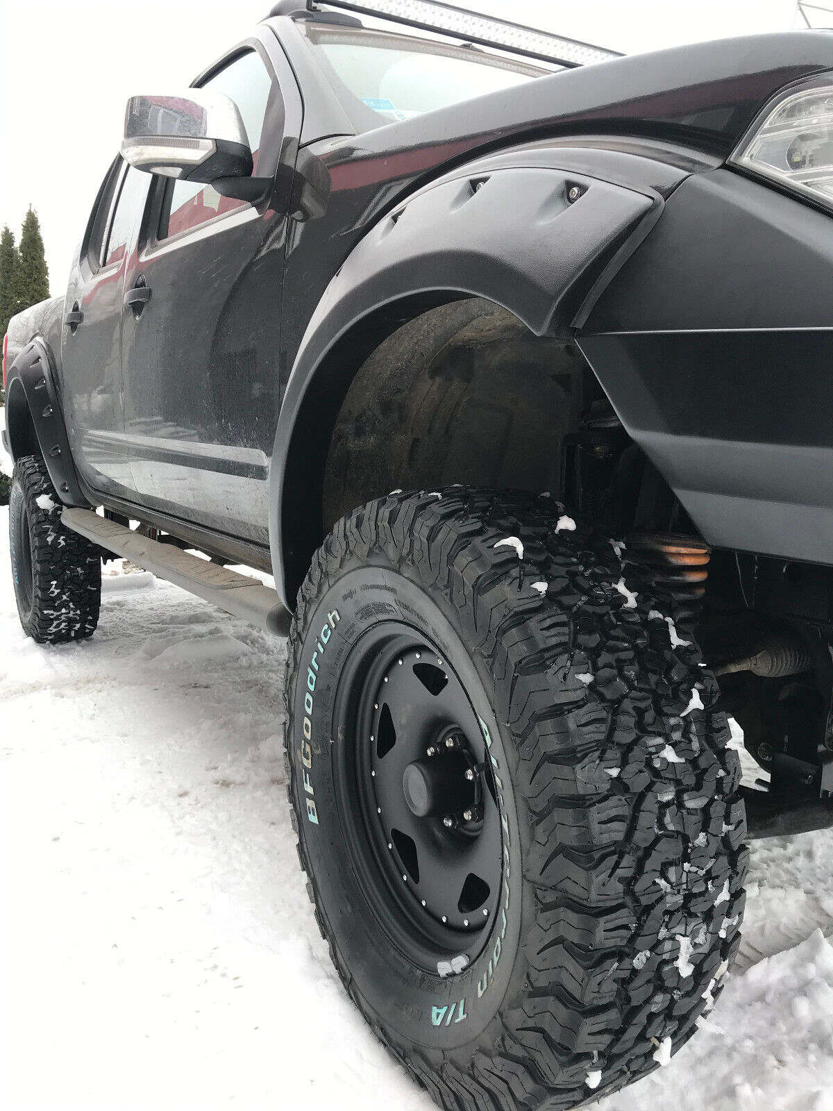 FELGI STALOWE CZARNY MAT 17X7 NAVARA D40 NP300 PATHFINDER MERCEDES X-CLASS - Image 4