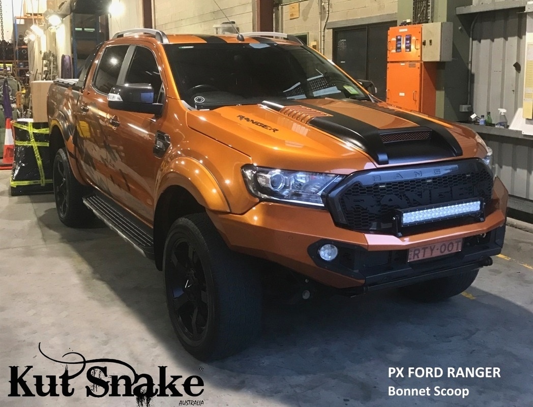 Osłona tuning maski przód Ford Ranger PX 2011- - Image 3