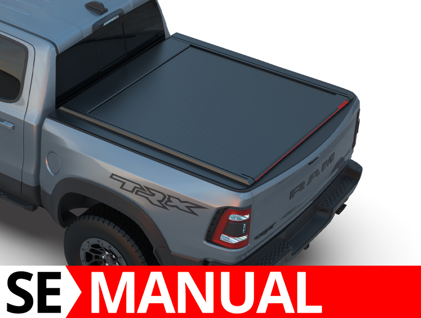 Roleta aluminiowa paki Dodge RAM 1500 6,4ft Tessera SE Manual 2009-2025