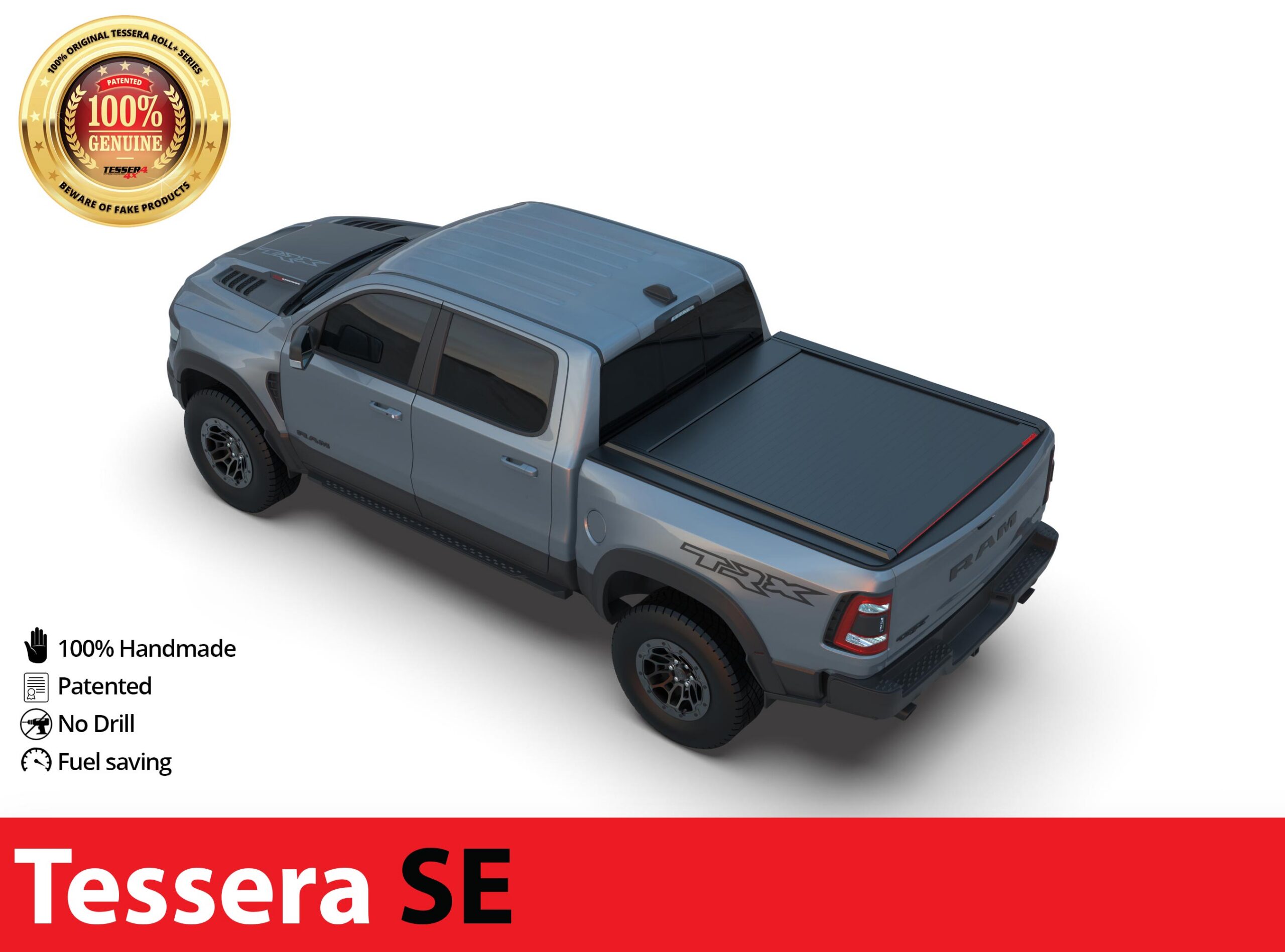 Roleta aluminiowa paki Dodge RAM 1500 6,4ft Tessera SE Manual 2009-2025 - obrazek 7