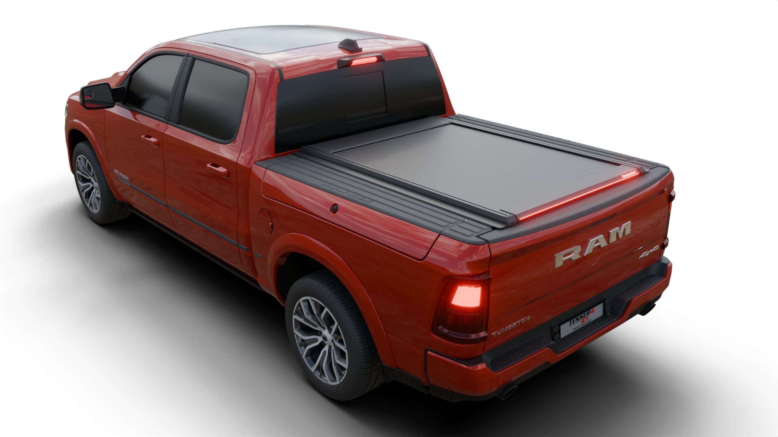 Roleta aluminiowa Dodge RAM 1500 5,7ft RAMBOX Tessera Roll Elektryczna z led 2009-2025 - Image 3