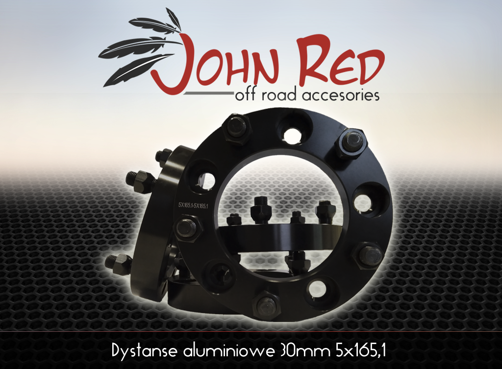 Dystanse aluminiowe 30mm 5x165,1 Land Rover