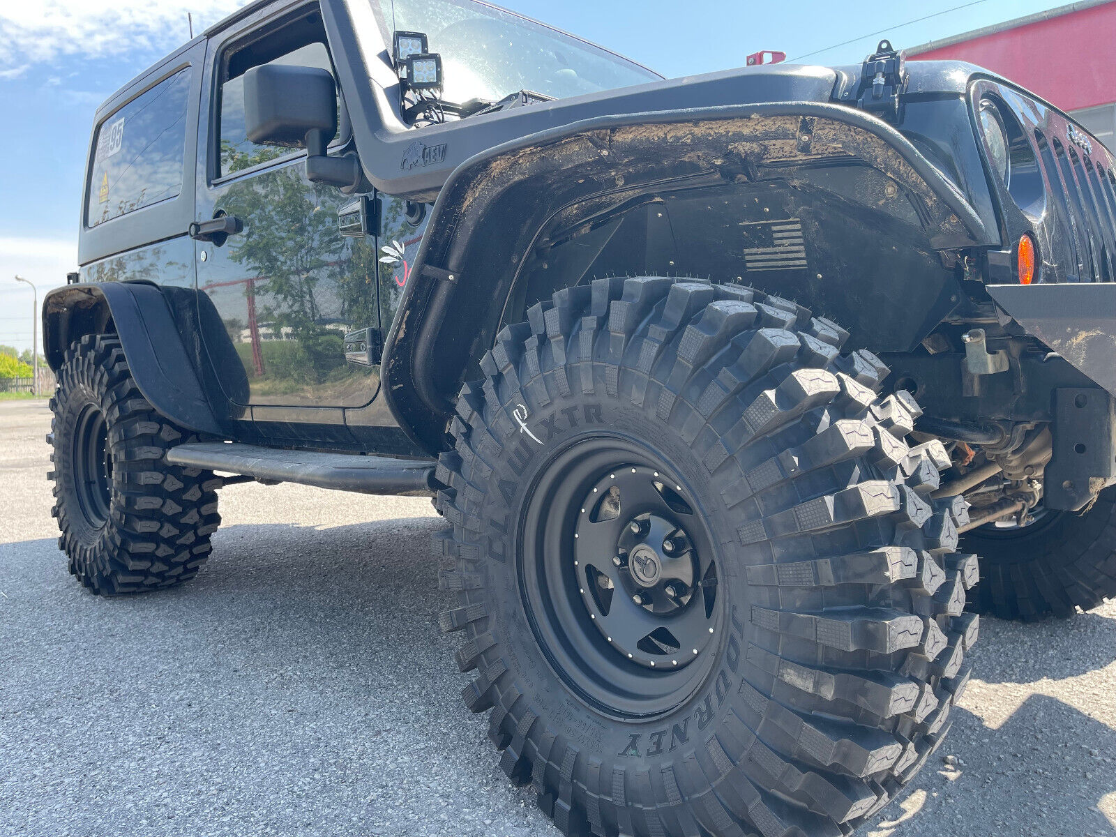 FELGI STALOWE CZARNY MAT 16X8 5X127 ET-10 JEEP WJ - Image 6