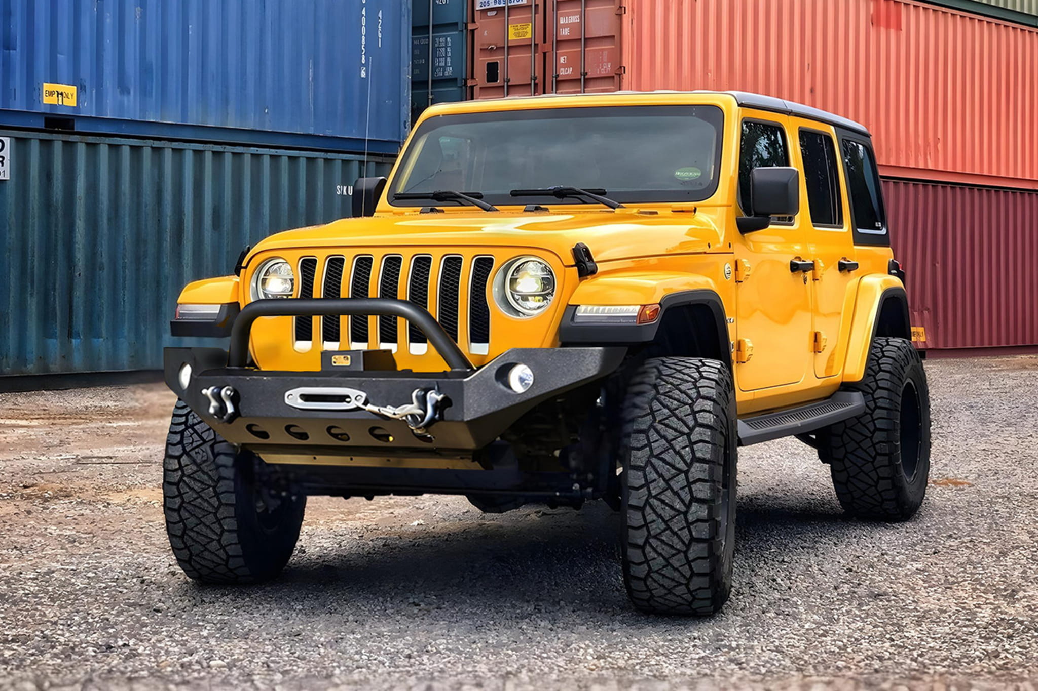 ZDERZAK PRZEDNI R8 ALASKA PARAMOUNT AUTOMOTIVEJEEP WRANGLER JL 2018-