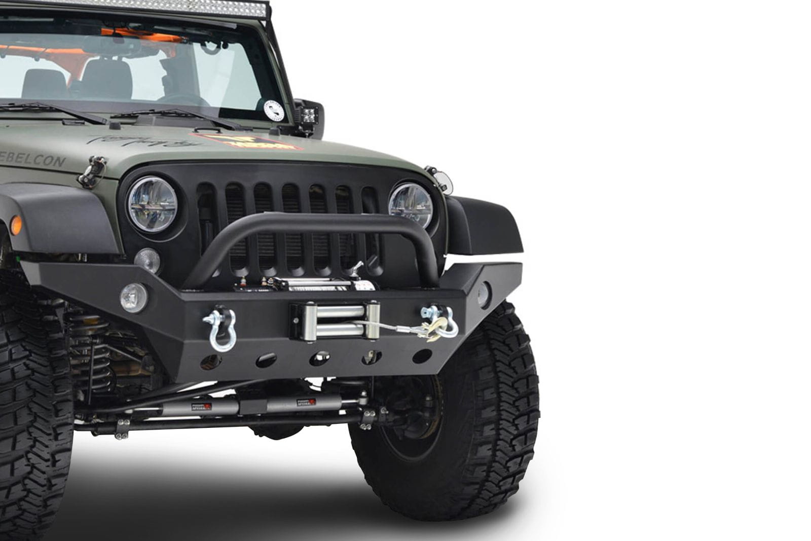 ZDERZAK PRZEDNI ALASKA R8 PARAMOUNT AUTOMOTIVE JEEP WRANGLER JK 07-18 - obrazek 2