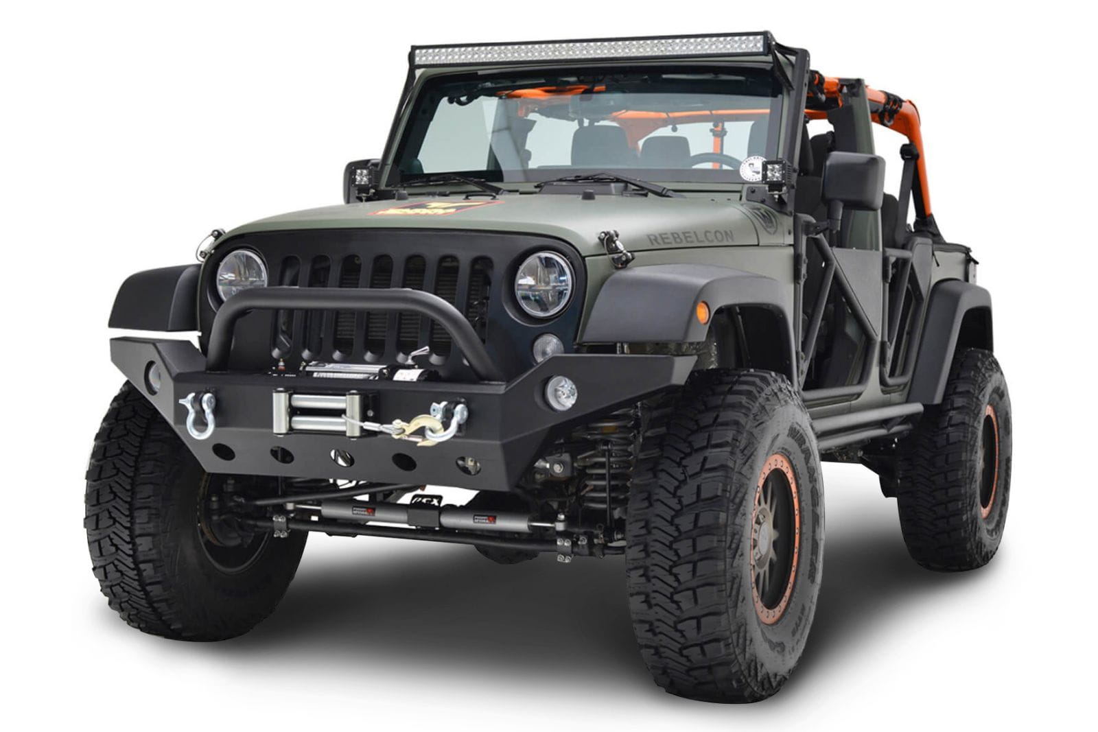 ZDERZAK PRZEDNI ALASKA R8 PARAMOUNT AUTOMOTIVE JEEP WRANGLER JK 07-18 - obrazek 3