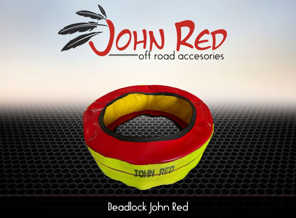 Beadlock (Dętlock) John Red na felgę 7/8x15/16 cali - Image 2