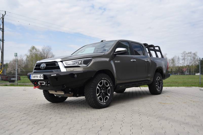 ZDERZAK PRZEDNI BEZ BULLBARA DO TOYOTY HILUX REVO 2020+ - obrazek 4