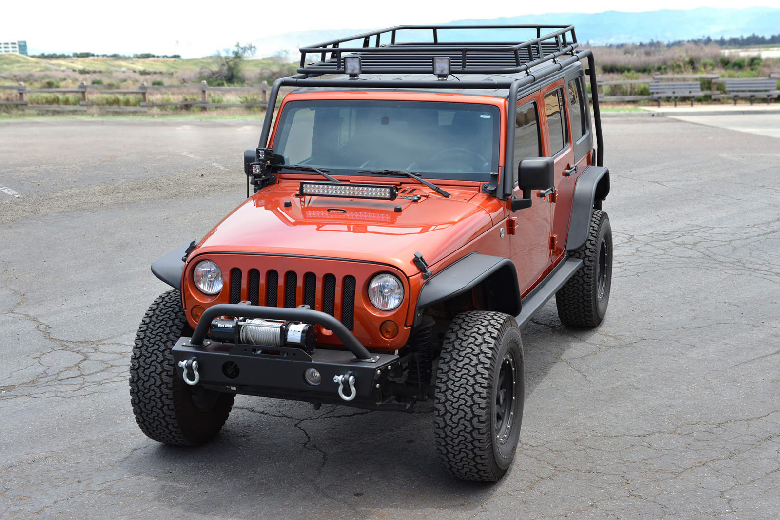 BAGAŻNIK DACHOWY Z KOSZEM PARAMOUNT AUTOMOTIVE JEEP WRANGLER 4D - Image 4