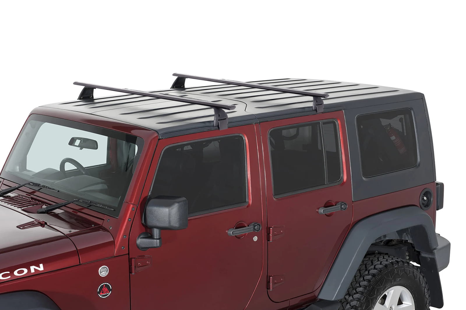BAGAŻNIK BELKI DACHOWE POPRZECZNE JEEP WRANGLER JK 2D 4D 2007-2018