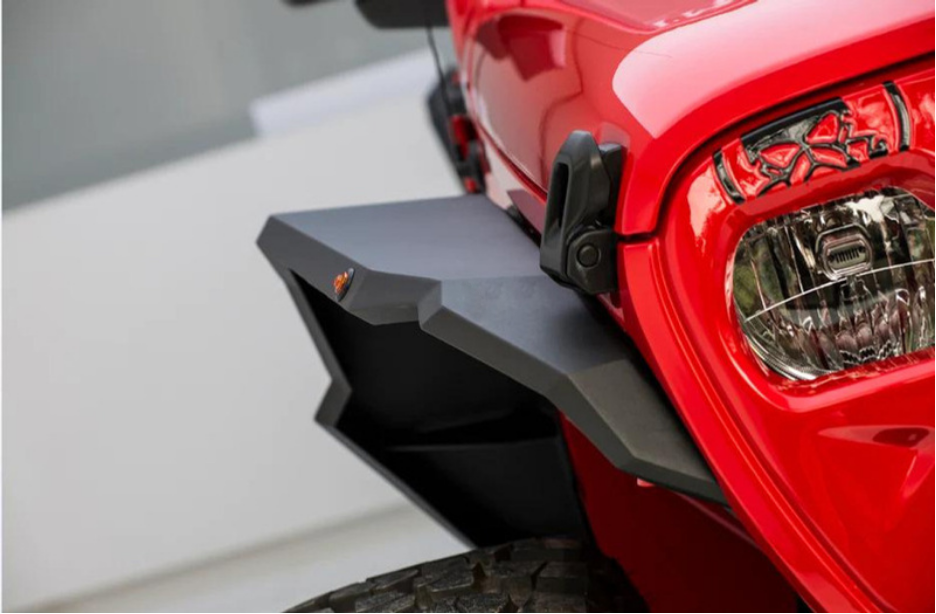 ALUMINIOWE POSZERZENIA BŁOTNIKÓW WRANGLER TYPU FLAT JK 07-18