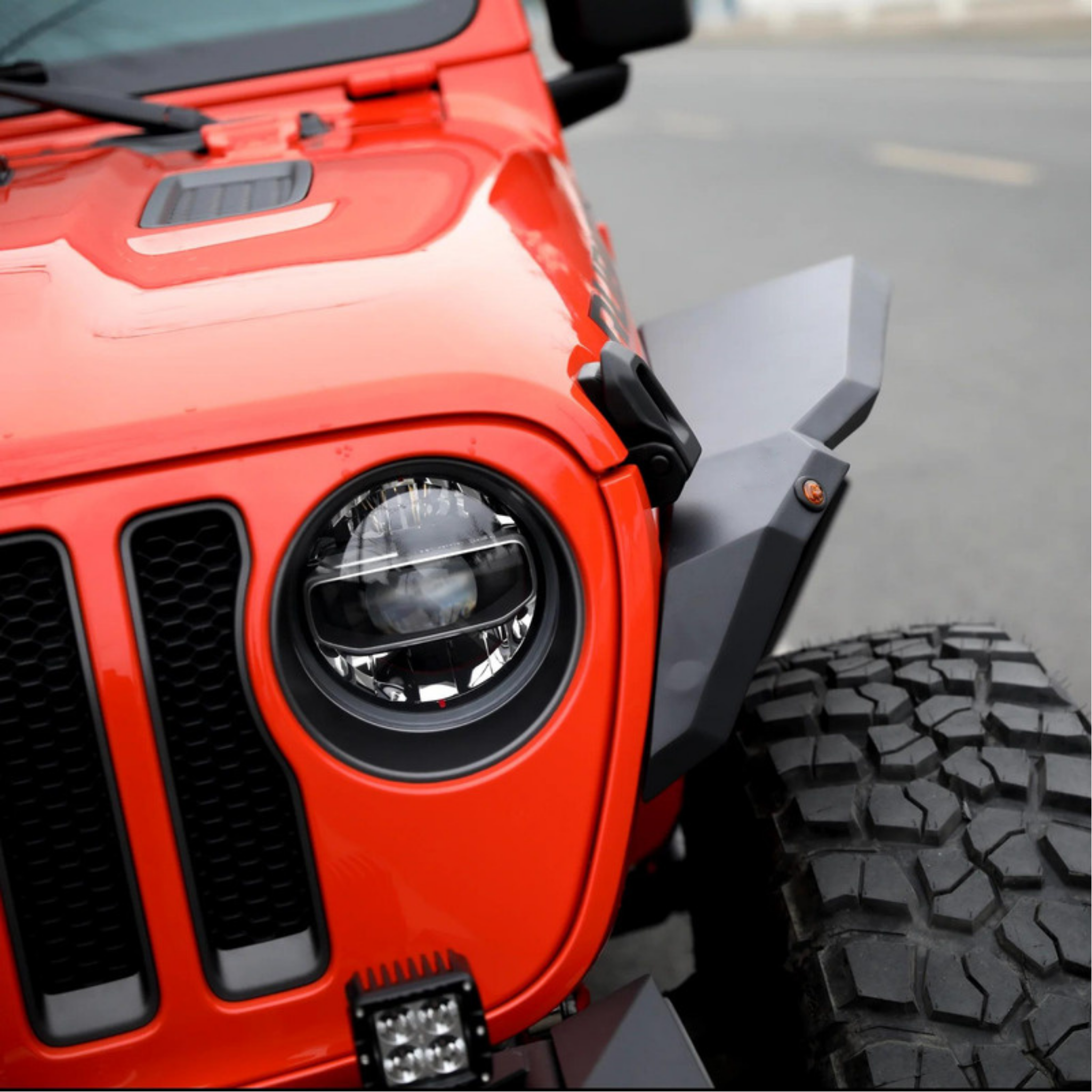 ALUMINIOWE POSZERZENIA BŁOTNIKÓW WRANGLER TYPU FLAT JK 07-18 - obrazek 2