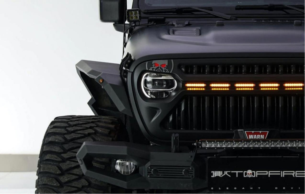 ALUMINIOWE POSZERZENIA BŁOTNIKÓW WRANGLER TYPU FLAT JK 07-18 - obrazek 3