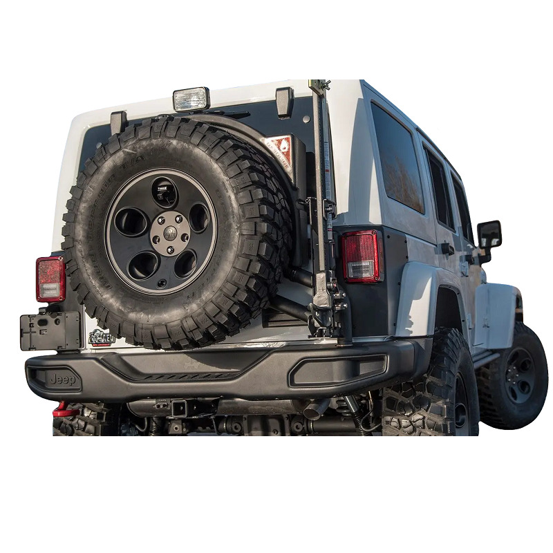 ZDERZAK TYLNY ROCZNICOWY 10-th ANNIVERSARY Z MOCOWANIEM KOŁA ZAPASOWEGO JEEP WRANGLER JK 2007-2018 - obrazek 4