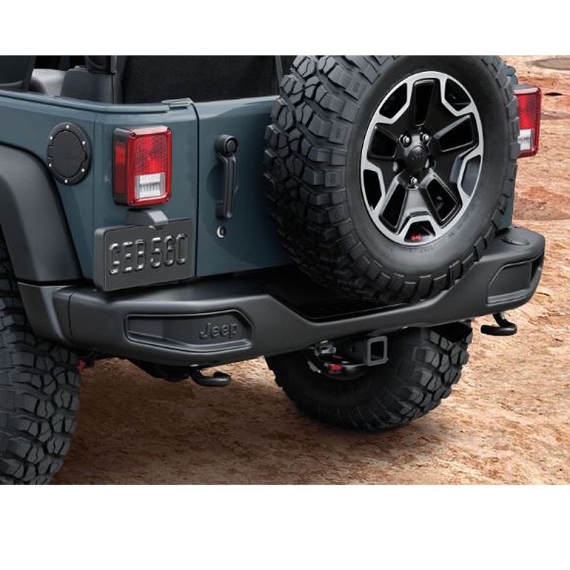 ZDERZAK TYLNY ROCZNICOWY 10-th ANNIVERSARY Z MOCOWANIEM KOŁA ZAPASOWEGO JEEP WRANGLER JK 2007-2018 - obrazek 3
