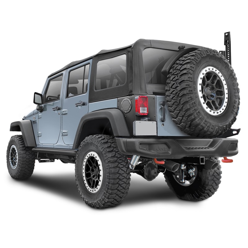 ZDERZAK TYLNY ROCZNICOWY 10-th ANNIVERSARY Z MOCOWANIEM KOŁA ZAPASOWEGO JEEP WRANGLER JK 2007-2018 - obrazek 5