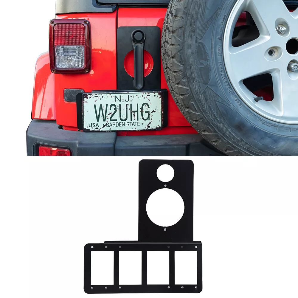 MOCOWANIE TYLNEJ TABLICY REJESTRACYJNEJ - Jeep Wrangler JK 07-18 - obrazek 2
