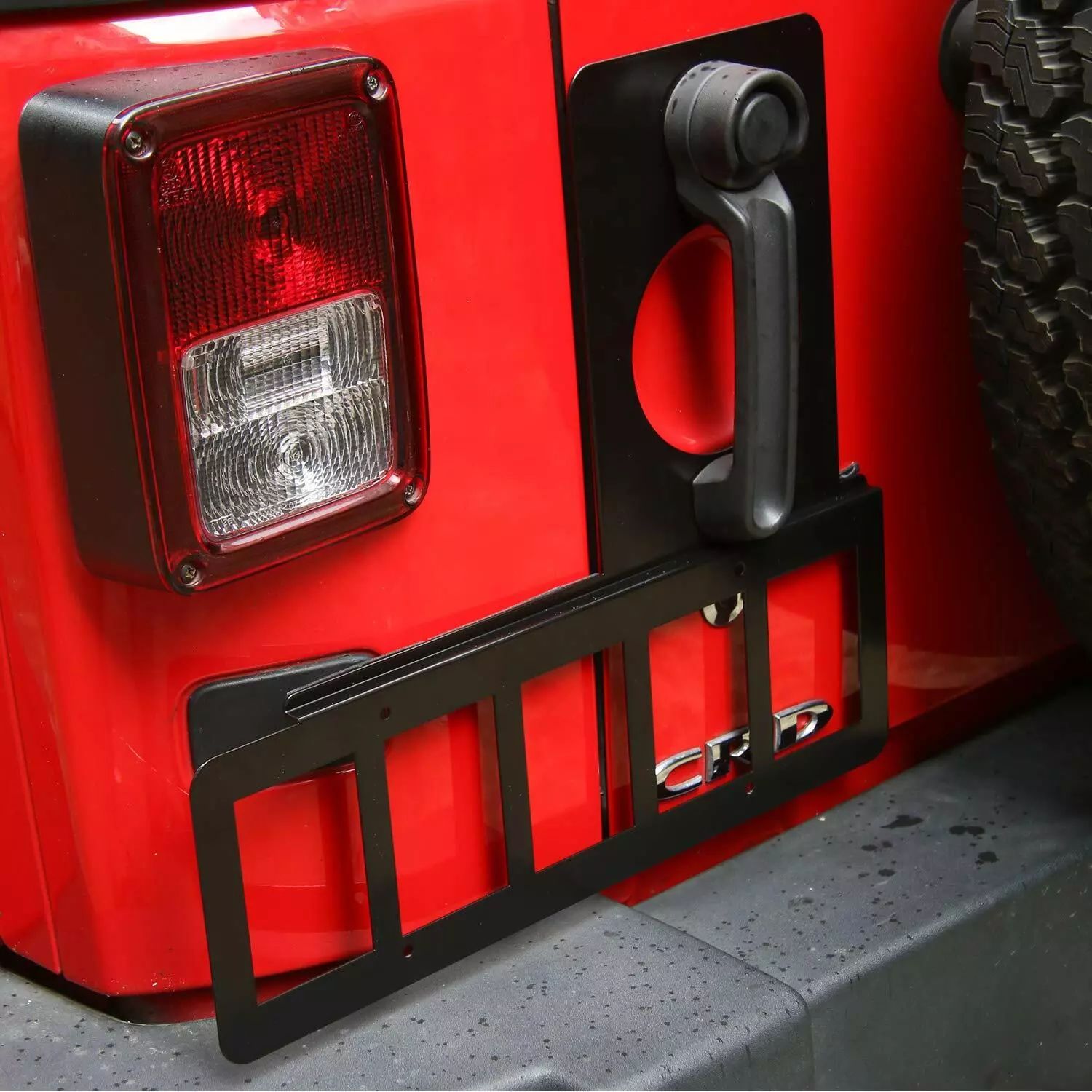MOCOWANIE TYLNEJ TABLICY REJESTRACYJNEJ - Jeep Wrangler JK 07-18 - obrazek 4