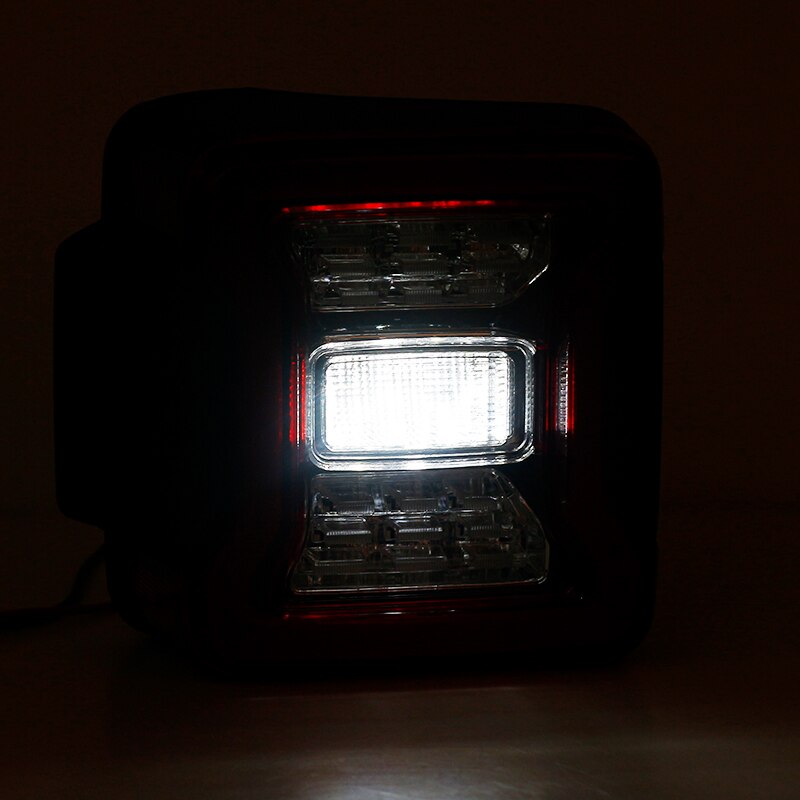 LAMPY TYLNE LED JEEP WRANGLER JK STYLIZACJA NA WRANGLER JL - obrazek 6