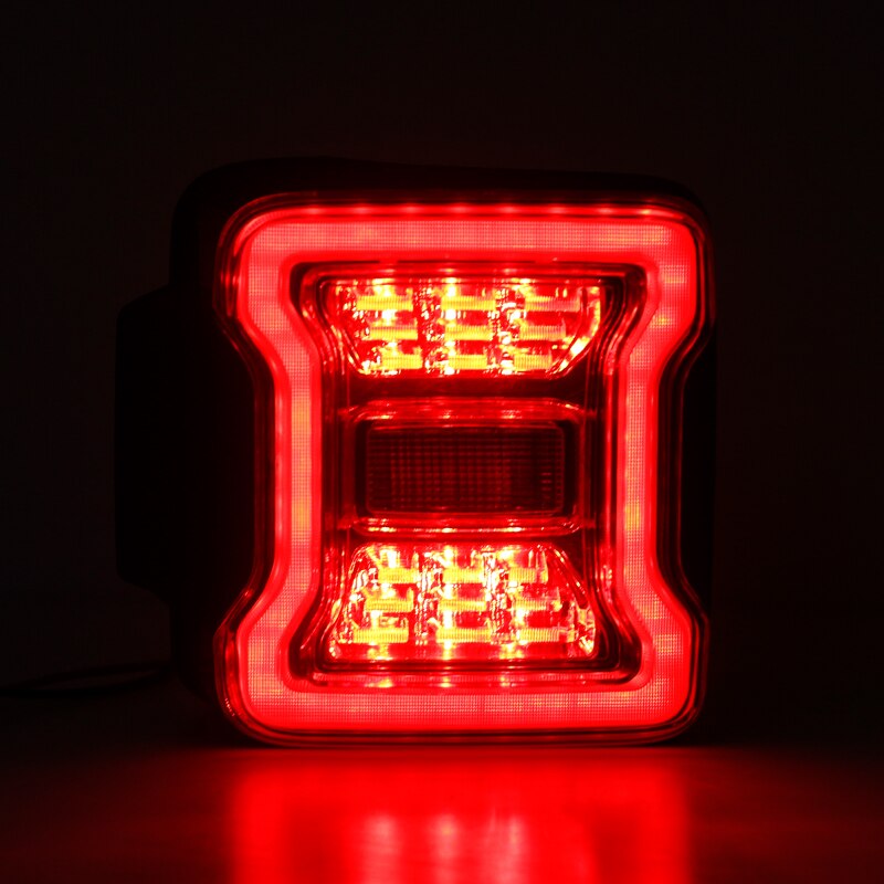 LAMPY TYLNE LED JEEP WRANGLER JK STYLIZACJA NA WRANGLER JL - obrazek 4