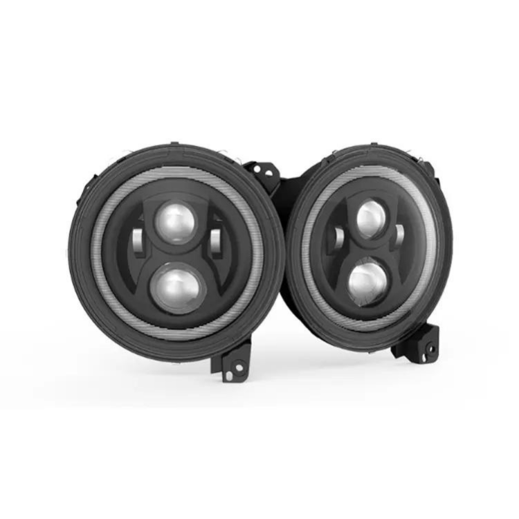 JEEP WRANGLER JL 2018+ LAMPY PRZEDNIE LED 9 CALI CE - obrazek 2