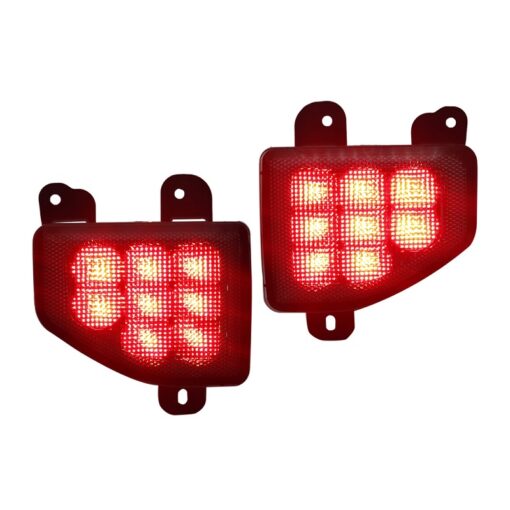 Lampy LED tylne w zderzak smoked Jeep Wrangler JL 2018+ - obrazek 3