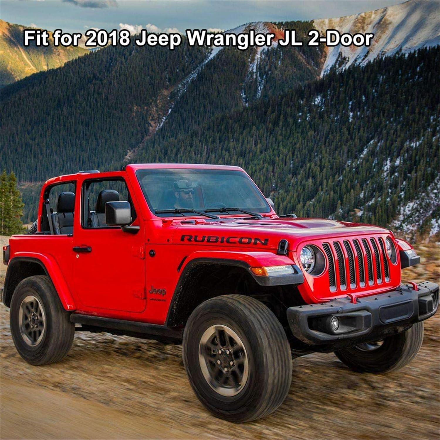 Komplet gumowych dywaników na podłogę Wrangler JL 2018+ 2D - Image 7