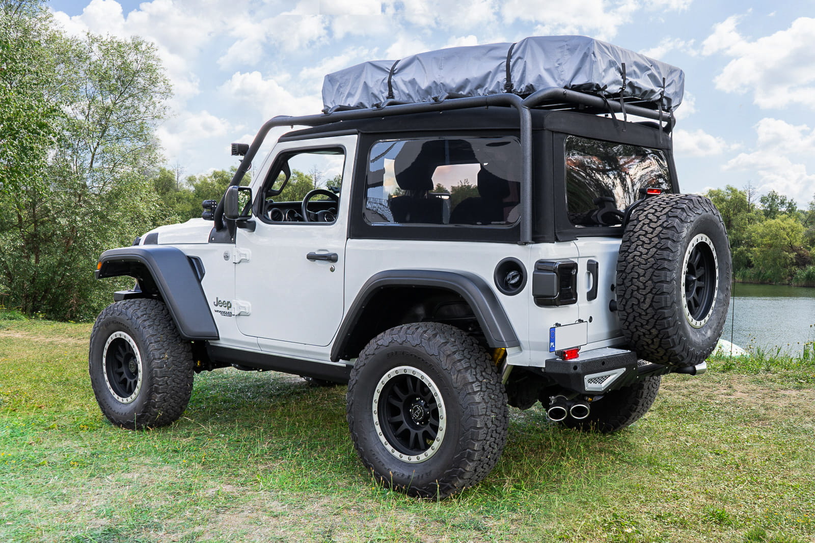 JEEP WRANGLER JL 2018+ BAGAŻNIK DACHOWY STELAŻ POD NAMIOT RAMA - obrazek 2