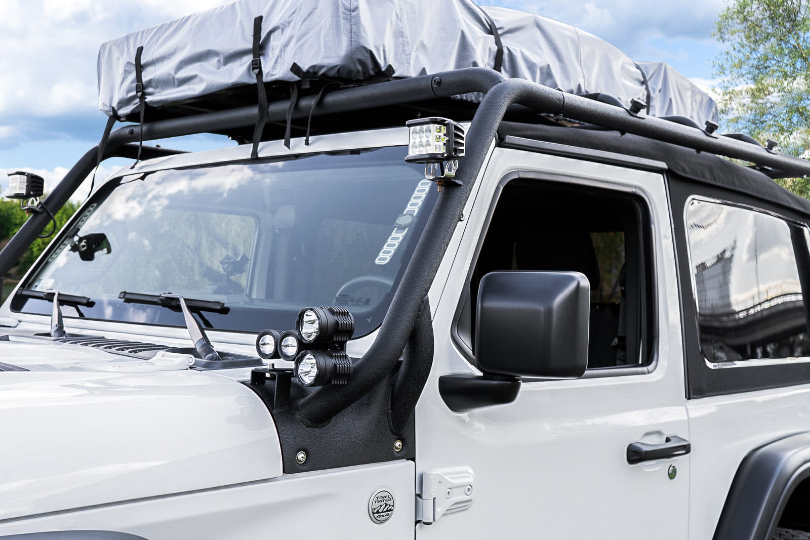 JEEP WRANGLER JL 2018+ BAGAŻNIK DACHOWY STELAŻ POD NAMIOT RAMA - obrazek 4