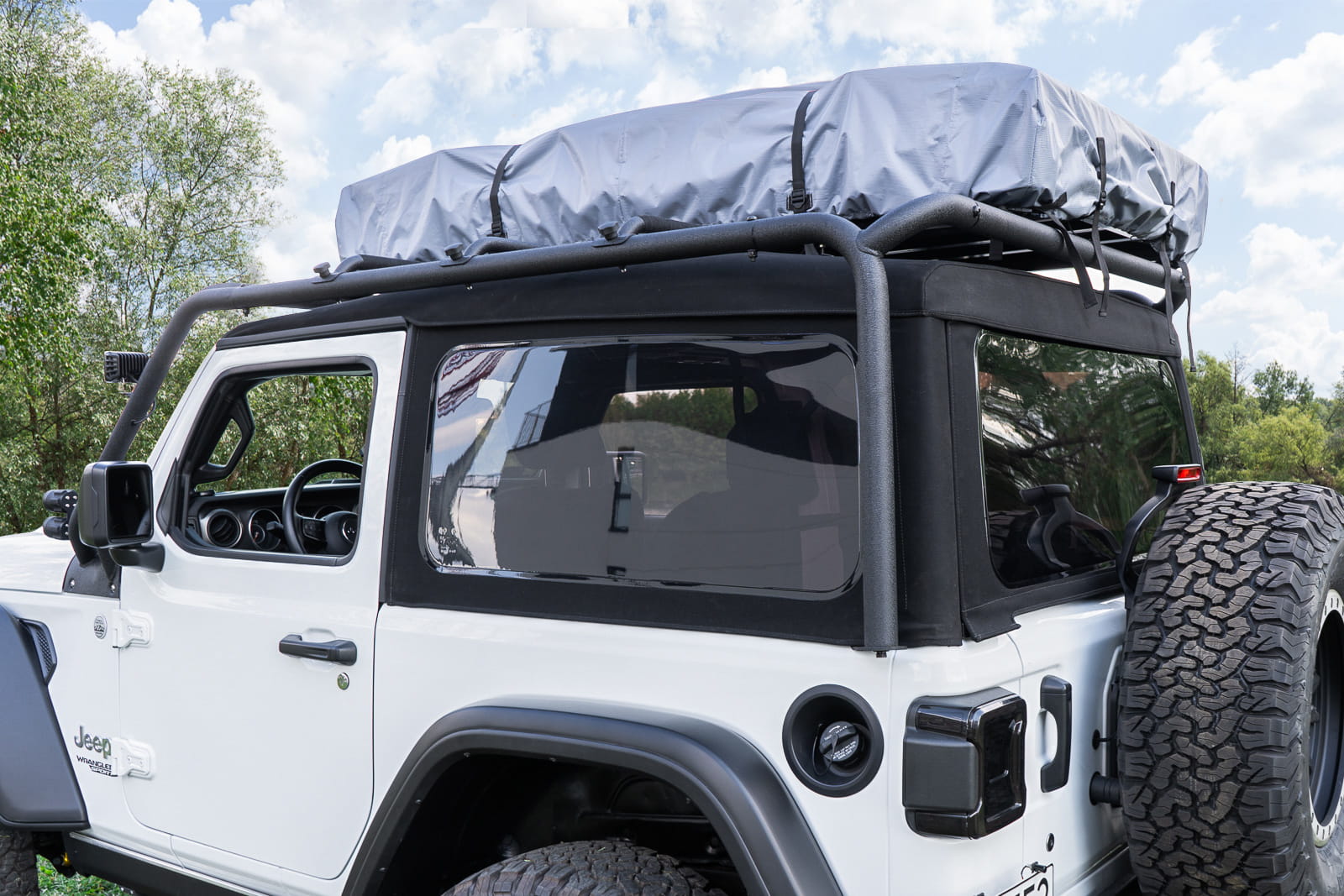 JEEP WRANGLER JL 2018+ BAGAŻNIK DACHOWY STELAŻ POD NAMIOT RAMA - obrazek 5