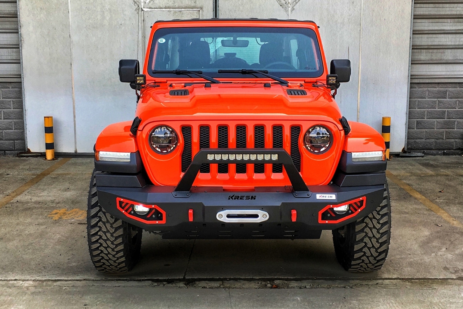 ZDERZAK PRZEDNI BRAVE JEEP WRANGLER JL 2018+ - Image 2