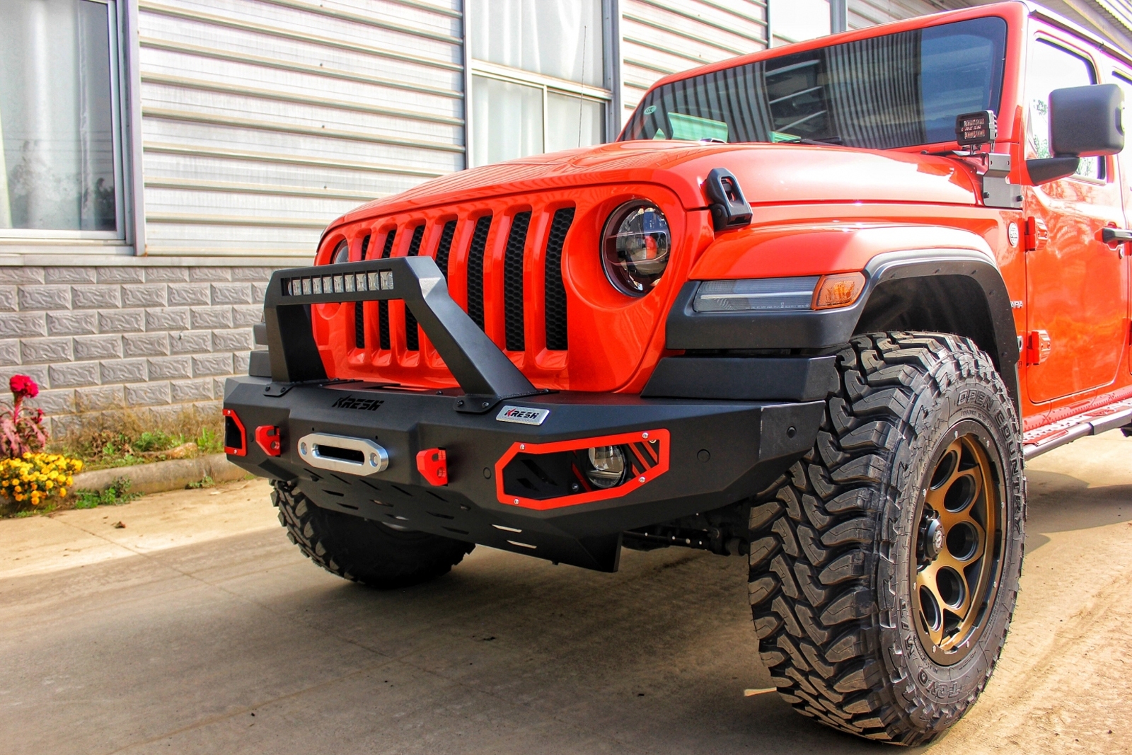 ZDERZAK PRZEDNI BRAVE JEEP WRANGLER JL 2018+ - Image 6