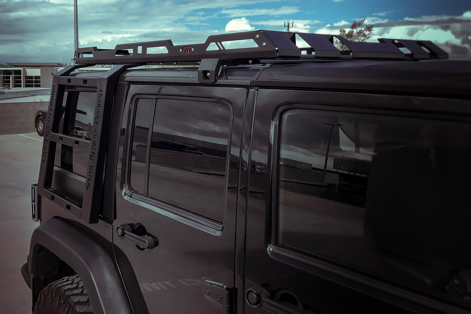 JEEP WRANGLER JL 2018+ BAGAŻNIK DACHOWY Z DRABINKĄ STAL - Image 4