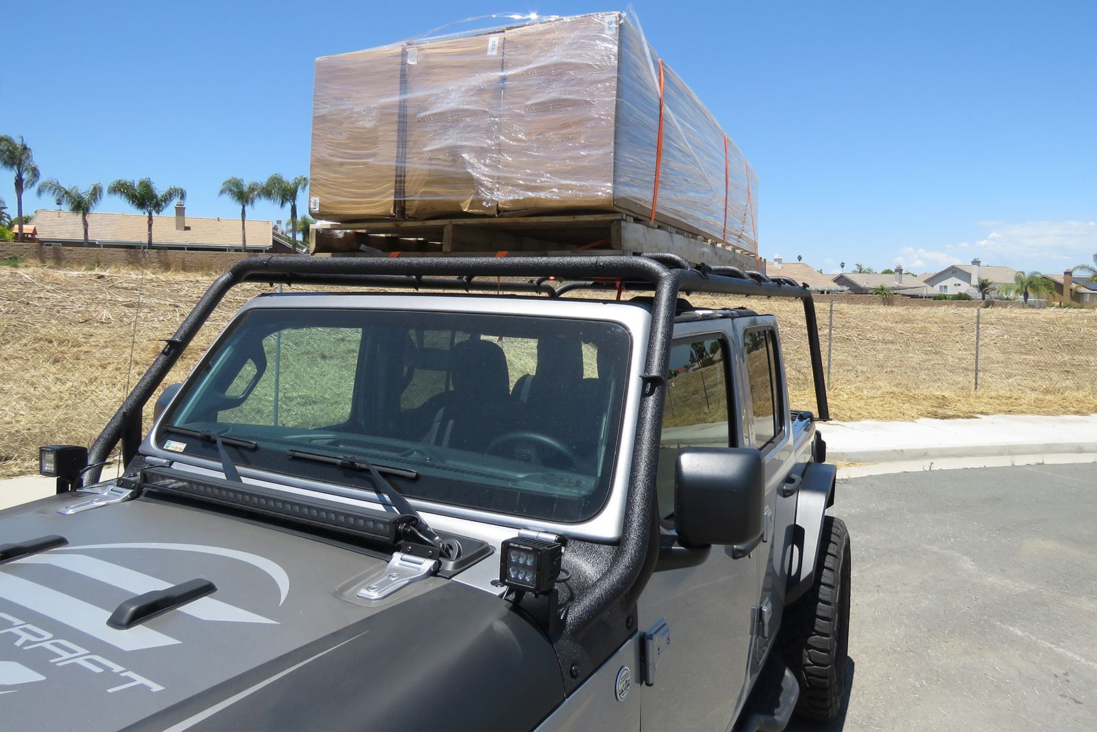 JEEP WRANGLER JL 2018+ 4D STELAŻ DACHOWY RAMA - Image 4