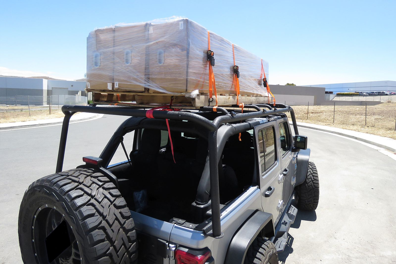 JEEP WRANGLER JL 2018+ 4D STELAŻ DACHOWY RAMA - Image 6