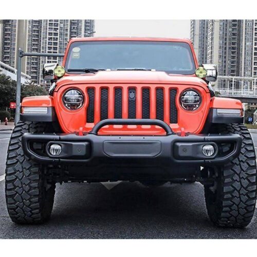 Zderzak przedni stalowy ROCZNICOWY z płytą pod wyciągarkę i bullbarem – Jeep Wrangler JL 2018+