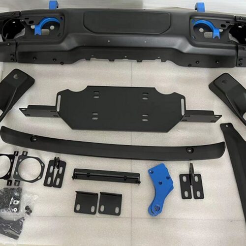 Zderzak przedni stalowy John Red z płytą pod wyciągarkę – Jeep Wrangler JL 4XE electric hybrid