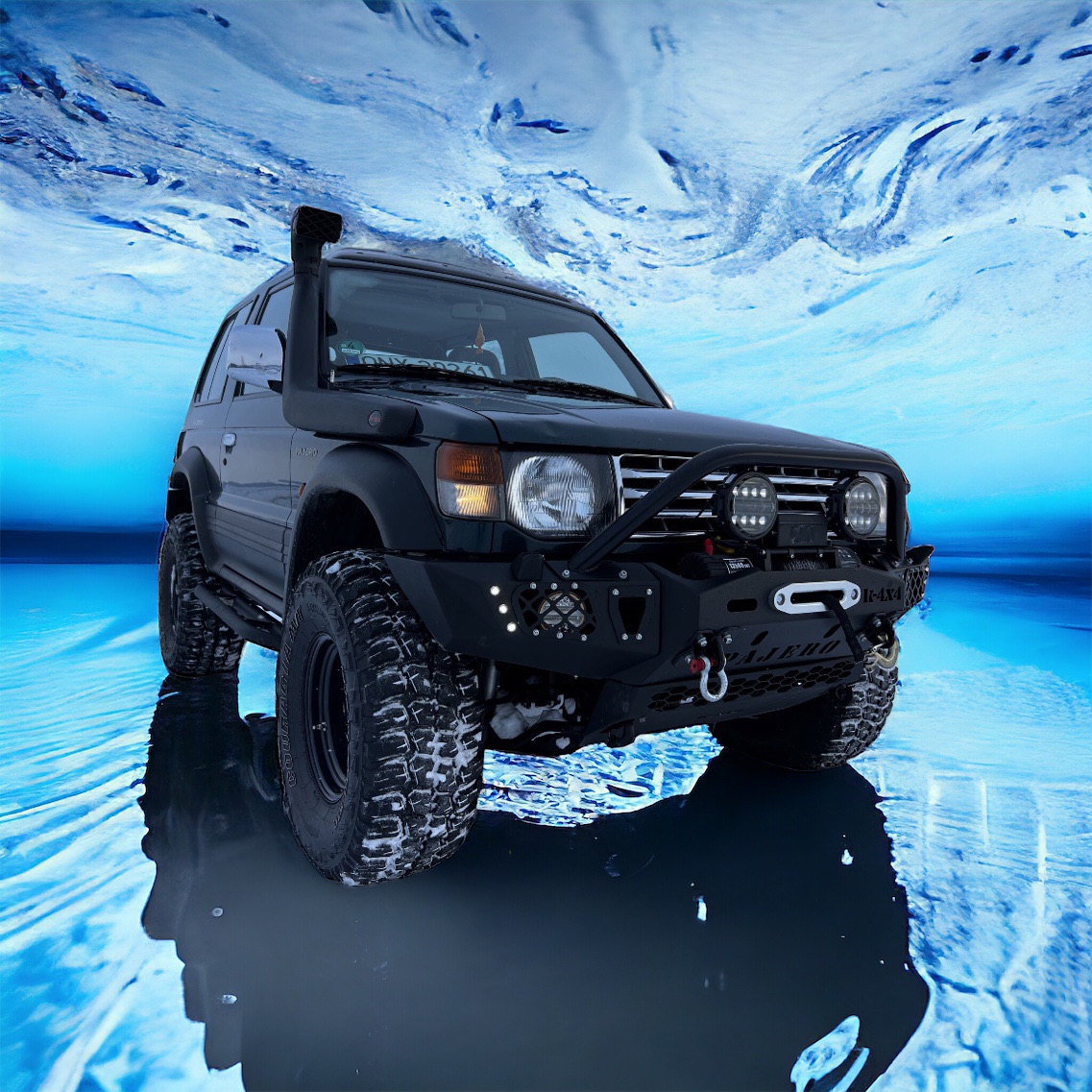 Zderzak przedni do Mitsubishi Pajero 2 - obrazek 3