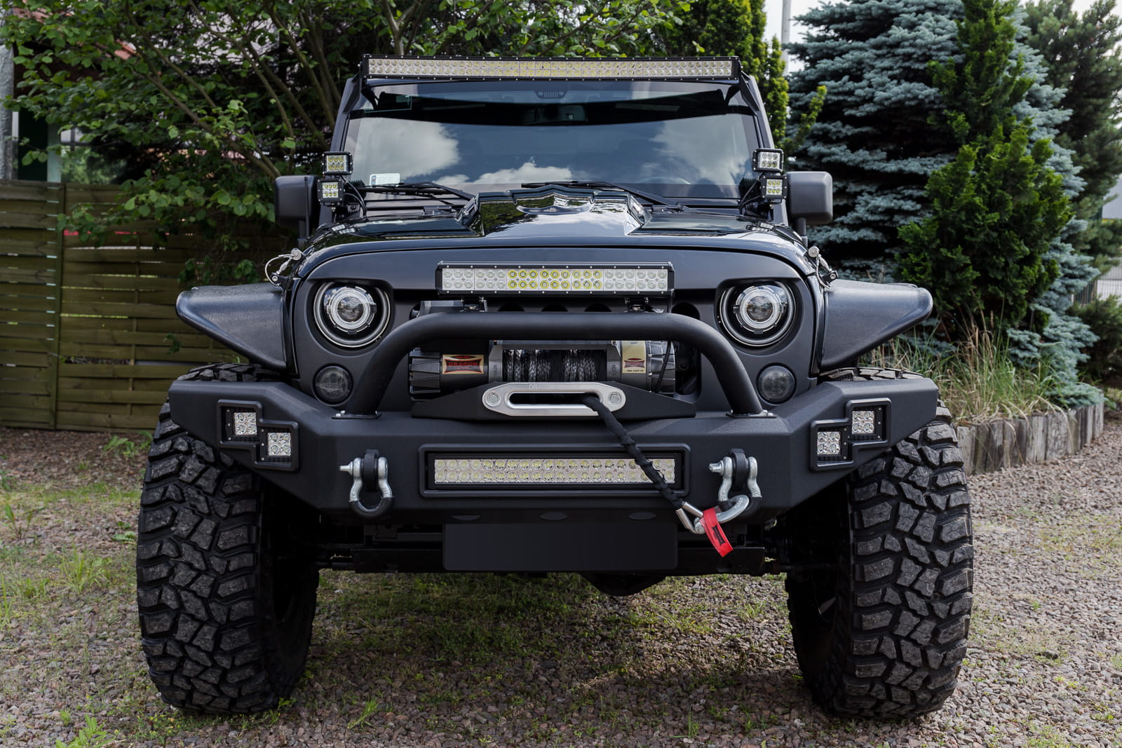 Zderzak przedni stal PARAMOUNT AUTOMOTIVE LP Jeep Wrangler JK JL - obrazek 5
