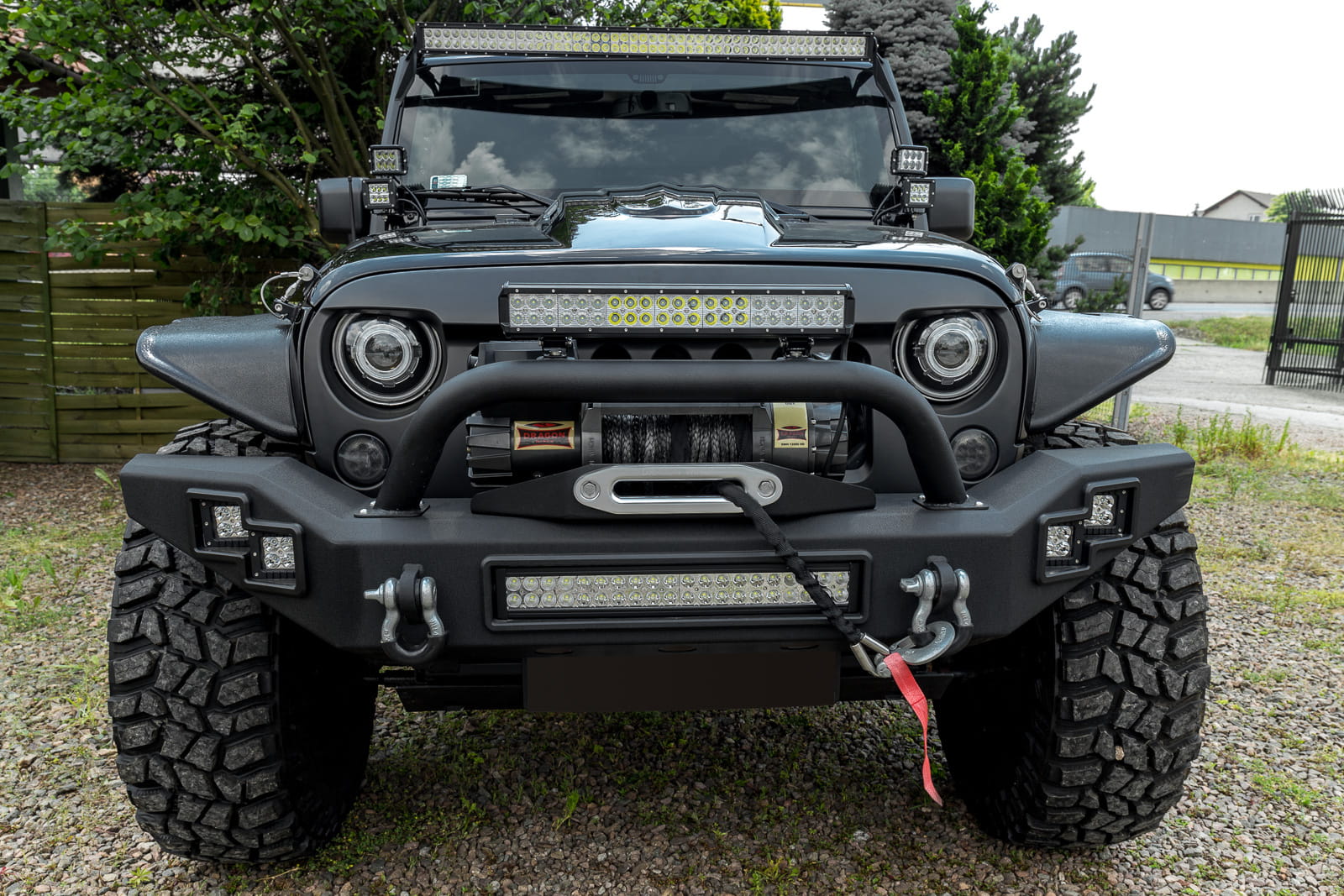 Zderzak przedni stal PARAMOUNT AUTOMOTIVE LP Jeep Wrangler JK JL - obrazek 8