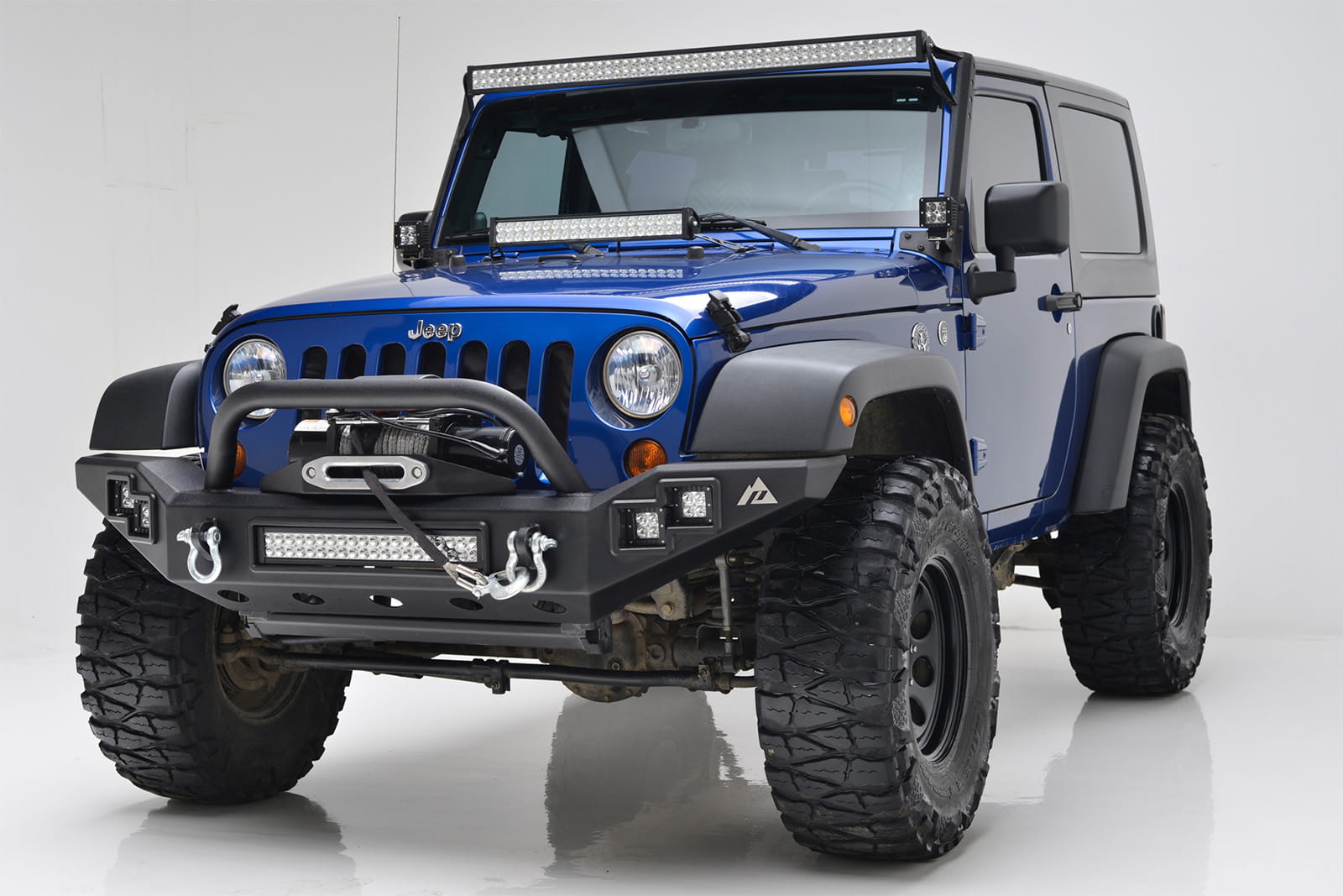 Zderzak przedni stal PARAMOUNT AUTOMOTIVE LP Jeep Wrangler JK JL - obrazek 9