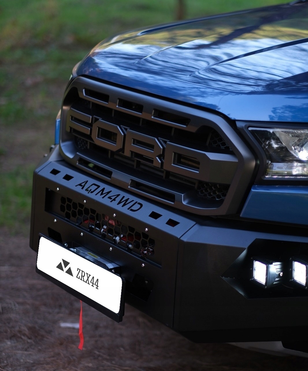 Zderzak przedni z płytą pod wyciągarkę Ford Ranger Raptor 18-23 - obrazek 3