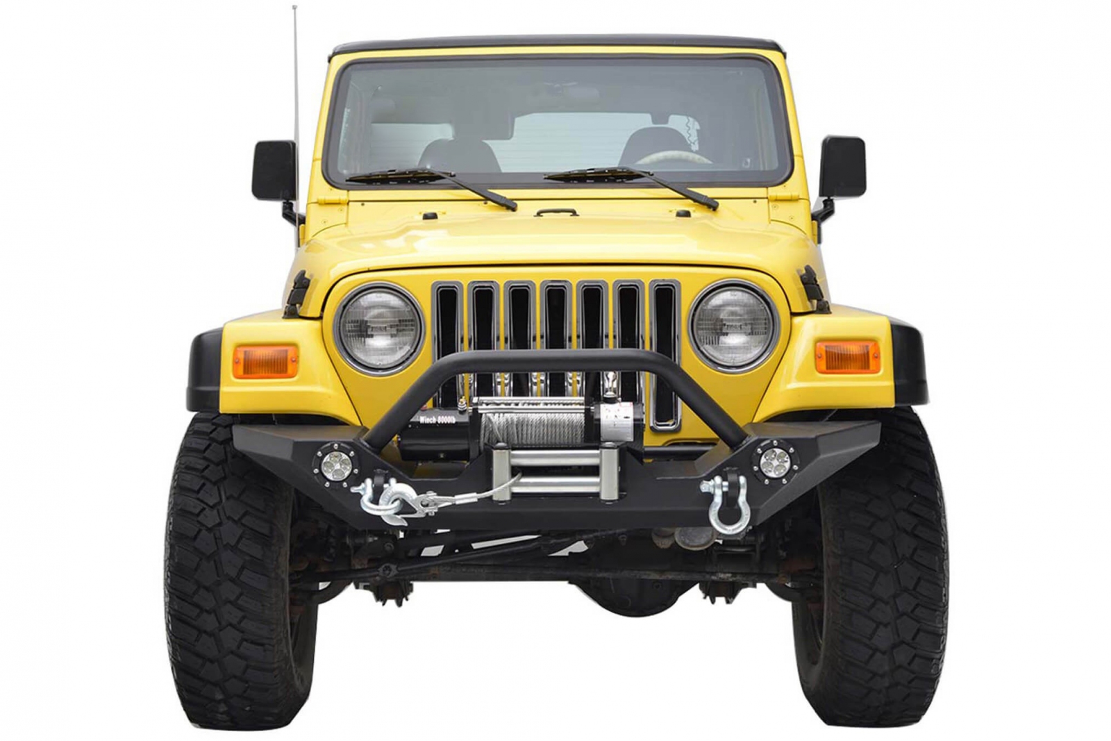 ZDERZAK PRZEDNI Z LED ASPEN PAROMOUNT AUYOMOTIVEJEEP WRANGLER YJ/TJ 87-06