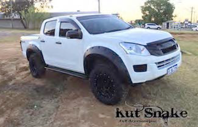 Poszerzenia błotników Isuzu D-Max szerokość - 65mm