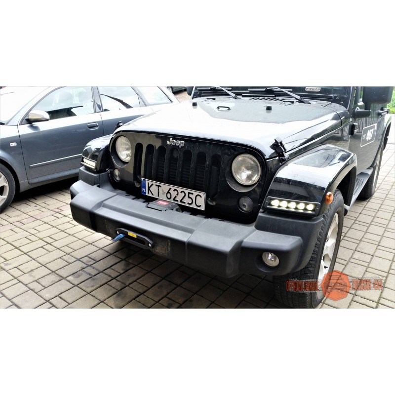 Jeep Wrangler JK 2007-2018 płyta montażowa wyciągarki pod oryginalny zderzak w wersji europejskiej - obrazek 4