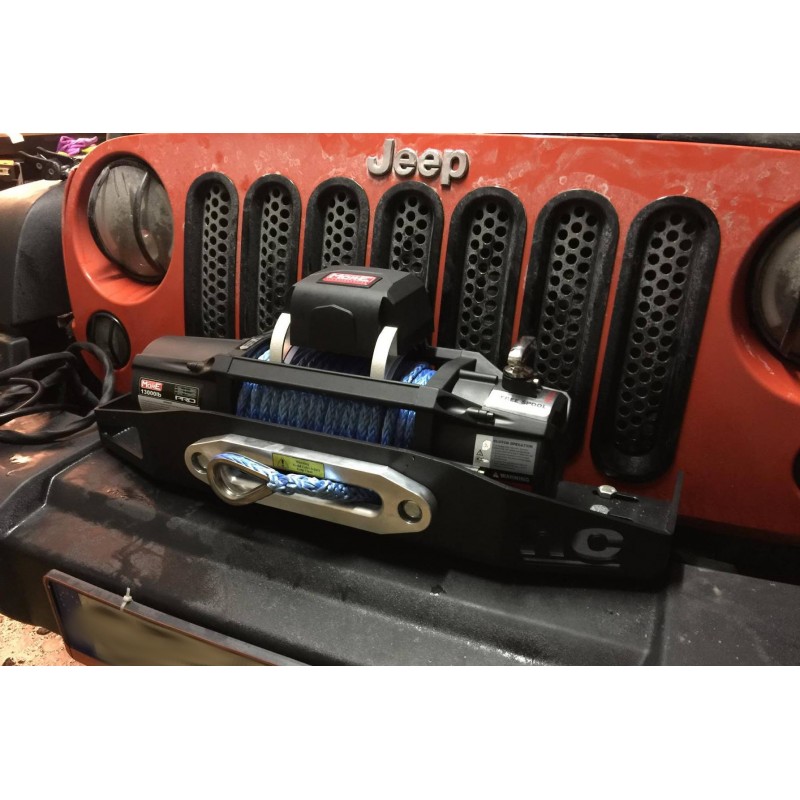 Płyta montażowa wyciągarki nad zderzakem Jeep Wrangler JK 2007-2018 - Image 2