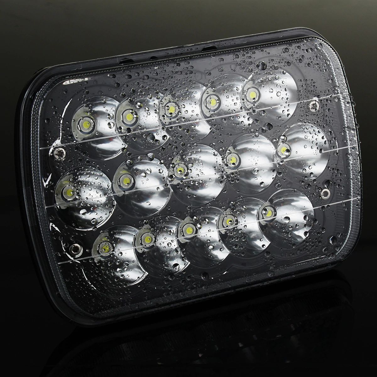 Lampy przednie LED Jeep Cherokee XJ Wrangler YJ - obrazek 6