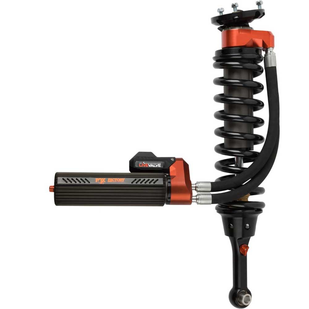Amortyzator gazowy przód Coilover regulowany FOX Factory Race 3.0 Reservoir Regulowany Internal Bypass Live Valve Lift 0-2"